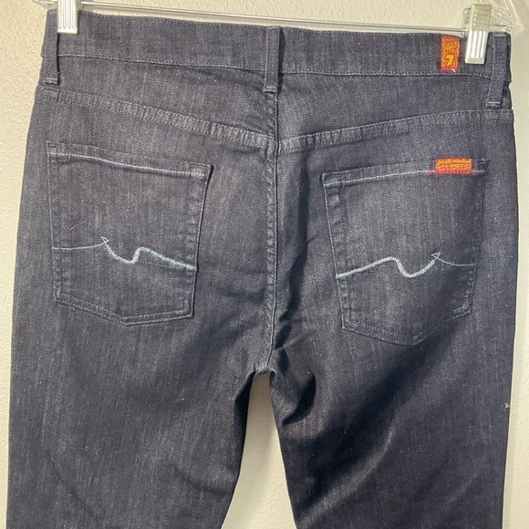 7 for all Mankind Mid Rise Bootcut jeans size 32 Dark wash - Picture 9 of 9